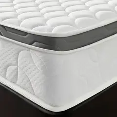 PLUMA HOME - Euro Plus Colchon Queen Semiortopedico 160x190  Gratis Basecama DIV