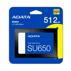 ADATA - Disco duro Sólido SU650 512GB