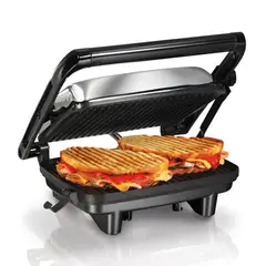 HAMILTON BEACH - Maquina Sanduchera Gourmet Panini Antiadherente