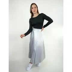 MOLGOA - Body Para Mujer Escote Redondo en Espalda - The Essential Negro