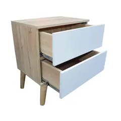 WOOD PETS - Mesa De Noche Nochero Mesa Auxiliar