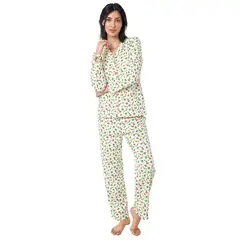 SANTANA - Pijama Mujer Daniela Verde