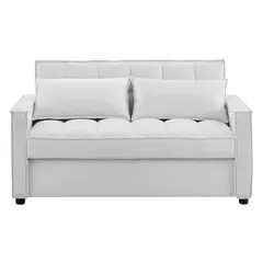 MAGIC CLASS - SOFÁ CAMA MODERNO HENIES MICROFIBRA BLANCO