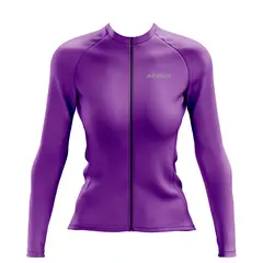 ARMAZI SPORT - JERSEY CICLISMO RUTA MTB BIKE CYCLING DAMA MORADO.