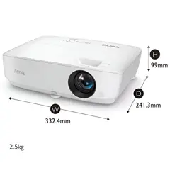 BENQ - VIDEO BEAM, PROYECTOR MS536 4000 LUMENES