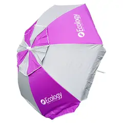 ECOLOGY - Sombrilla Para Playa Uv Fibra Max 1.90 M