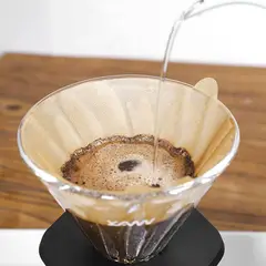 GENERICO - Filtro Cafetera V60 Dripper N01 X 100 Unidades Color Blanco