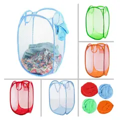 GENERICO - Organizador Cesta De Ropa Utensilios Plegable Malla