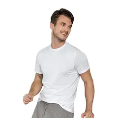 LEO - Camiseta manga corta con logo bordado en frente