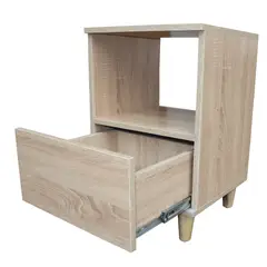 WOOD PETS - Mesa De Noche Nochero Mesa Auxiliar