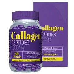 HEALTHY AMERICA - Péptidos de colágeno Plus Vit C & Phytoce 60 Càps - Healthly America