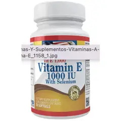 HEALTHY AMERICA - Vitamina E 1000 IU con Selenium 50 Càps - Healthly America