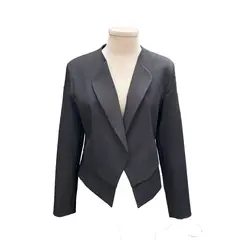 L Y H - Chaqueta Para Mujer Negro Marca L&H