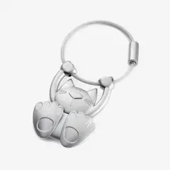 TROIKA - Llavero Tabby Plateado