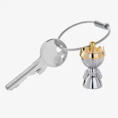 TROIKA - Llavero Little Queen Plateado
