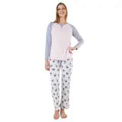 SANTANA - Pijama Mujer Scarlett Rosado