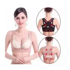GENERICO - Corrector De Postura Para Dama NEGRO Talla S