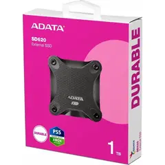 ADATA - Disco Externo Solido Sd620-1tbcbk Negro 1 Tb