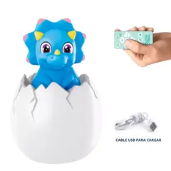 GENERICO - Lampara Huevo Mascota Favorita Con Control Led