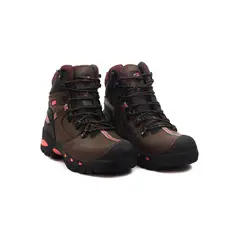 SAN POLOS - Botas Industrial Mujer 2838 Café Fucsia