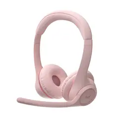 LOGITECH - Diadema Bt Inalámbrica, Zone 300 2 Micrófonos, Rosado