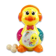GENERICO - Robot Pato Pone Huevos Luces Sonido Movimiento