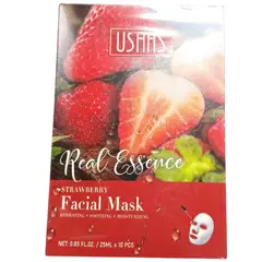 USHAS - MASCARILLAS FRESAS X 10PCS HIDRATANTE