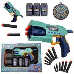 GENERICO - Pistola Lanza Dardos Nerf Niños Juguete Tiro Al Blanco Kit