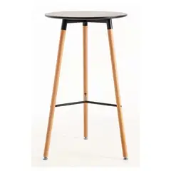 MOBLIHOUSE - Mesa Mdf Negra Alta