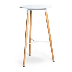 MOBLIHOUSE - Mesa Mdf Blanca Alta