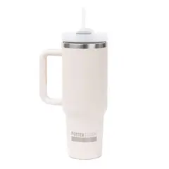 BUFFER FLASK - Vaso Termo Termico Manija Y Pitillo 1.2L Acero Inox - Rosa
