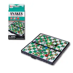 GENERICO - Snakes Escalera Magentico Juego De Mesa Mini