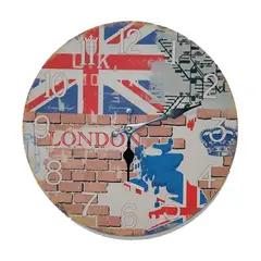 MOBLIHOUSE - Reloj Vintage 34cm London
