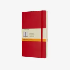 MOLESKINE - Cuaderno Grande Cuadros Rojo Sc