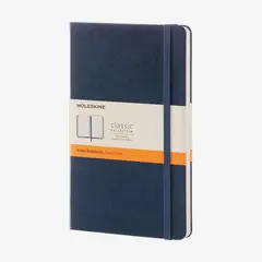 MOLESKINE - Cuaderno Grande Rayas Azul Zafiro Hc