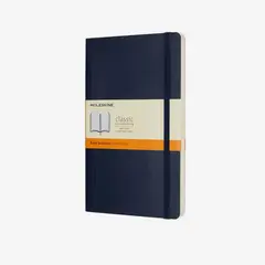MOLESKINE - Cuaderno Grande Rayas Azul Zafiro Sc