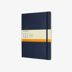 MOLESKINE - Cuaderno Xl Liso Azul Zafiro Sc