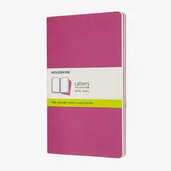 MOLESKINE - Libreta Cahier Grande Lisa X3 Rosado