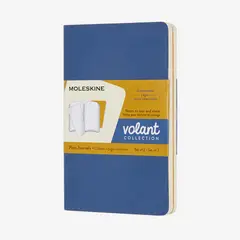 MOLESKINE - Libreta Volant Pequeña Rayas AzulAmarillo