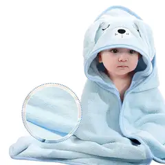 GENERICO - Toalla para Bebe Niños Suave Con Capota Multiusos