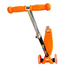 GENERICO - Scooter Patineta 3 Ruedas Unicolor Monopatin Llanta De Luces