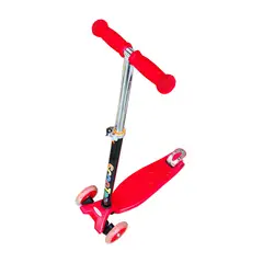 GENERICO - Scooter Patineta 3 Ruedas Unicolor Monopatin Llanta De Luces