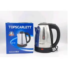 SCARLETT - Tetera Jarra Eléctrica Calentador Hervidor Agua Acero Inoxidable