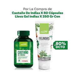 FUNAT - CASTAÑO DE INDIAS 80 CAPSULAS + GEL DE CASTAÑO DE INDIAS -