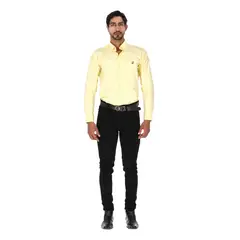 LA CHAQUETERIA - Camisa en Algodón 100% LCC2301 Amarillo