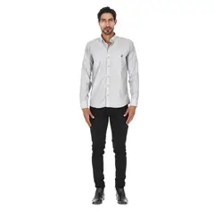 LA CHAQUETERIA - Camisa en Algodón 100% LCC2301 Gris