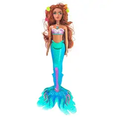 GENERICO - Muñeca Princesa Sirena Ariel Luces Niña Sonido La Sirenita
