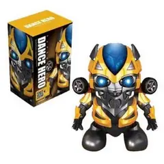 GENERICO - Juguete Robot Transformers Bumblebee Musica Camina