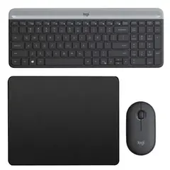 LOGITECH - Combo Inalámbrico Mk470 + Pad Mouse Small 25x21cm