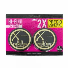 MAX FACTOR - Polvo Hi Fi Creme Puff Deluxe Tono 07 15gr X2 uds